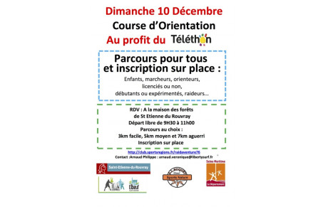 CO du Téléthon le 10 décembre !